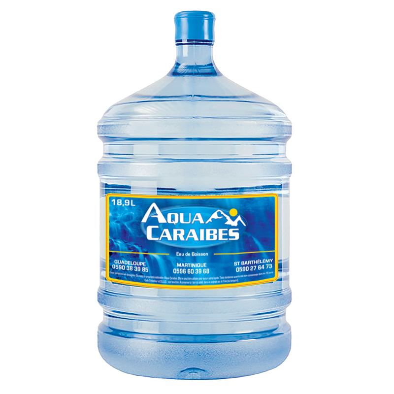Bonbonne d'eau 18,9 litres Aqua Caraïbes